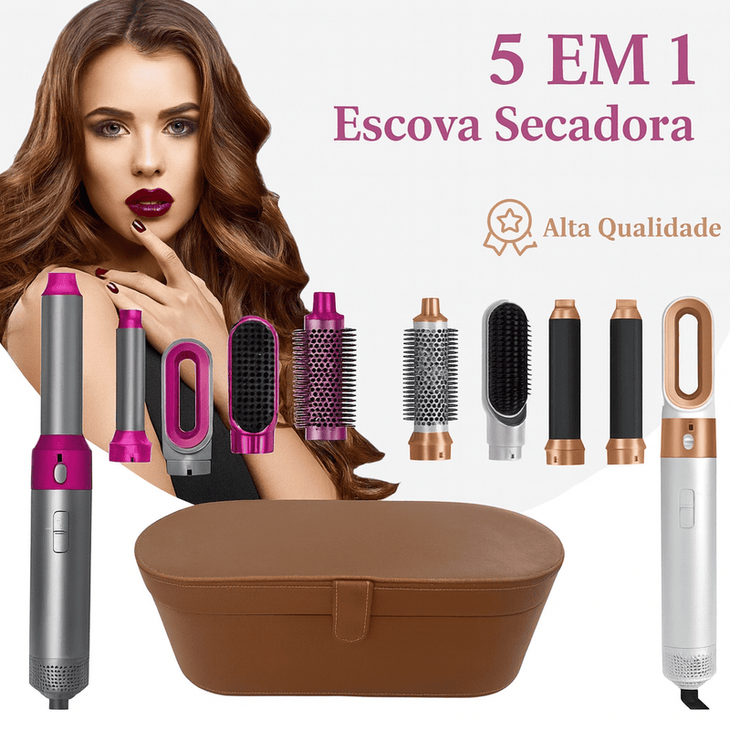 Escova 5 em 1 Professional Hair