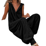 High Quality 2023 Spring Autumn Casual Women's Fashion Cotton Overalls Bohemian Stripe Casual Overalls