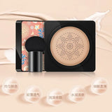 Waterproof BB Cream Mushroom Head Air Cushion CC Cream Moisturizing Matte Full Coverage Acne Scars Brighten Skin Tone Cosmetics