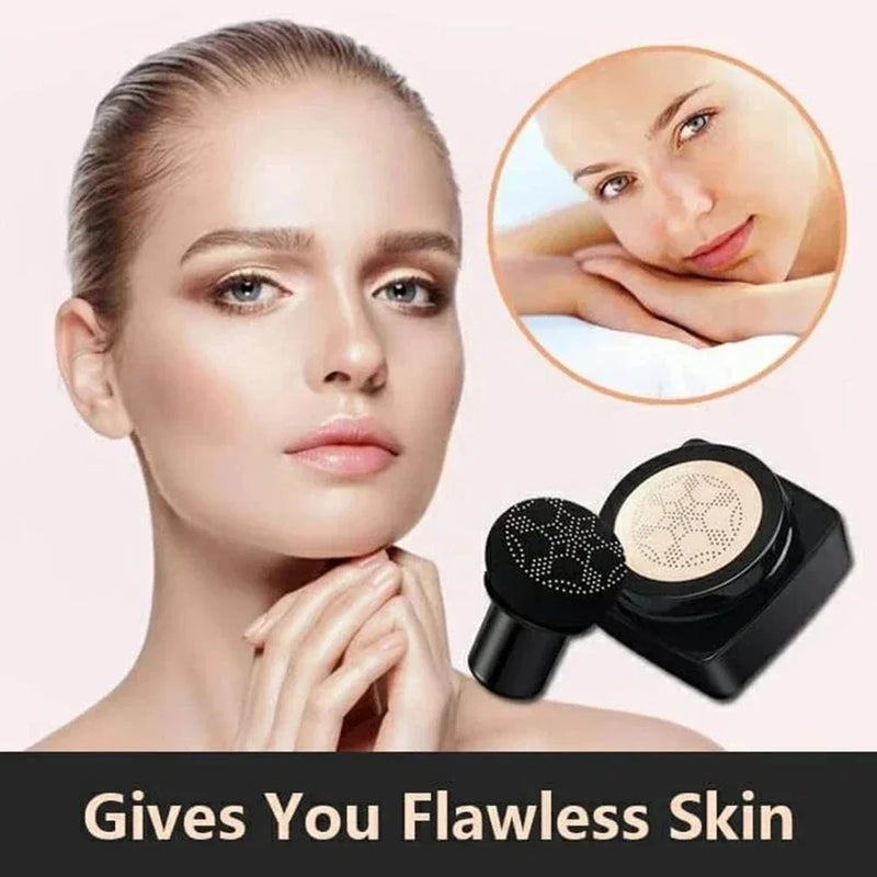 Waterproof BB Cream Mushroom Head Air Cushion CC Cream Moisturizing Matte Full Coverage Acne Scars Brighten Skin Tone Cosmetics